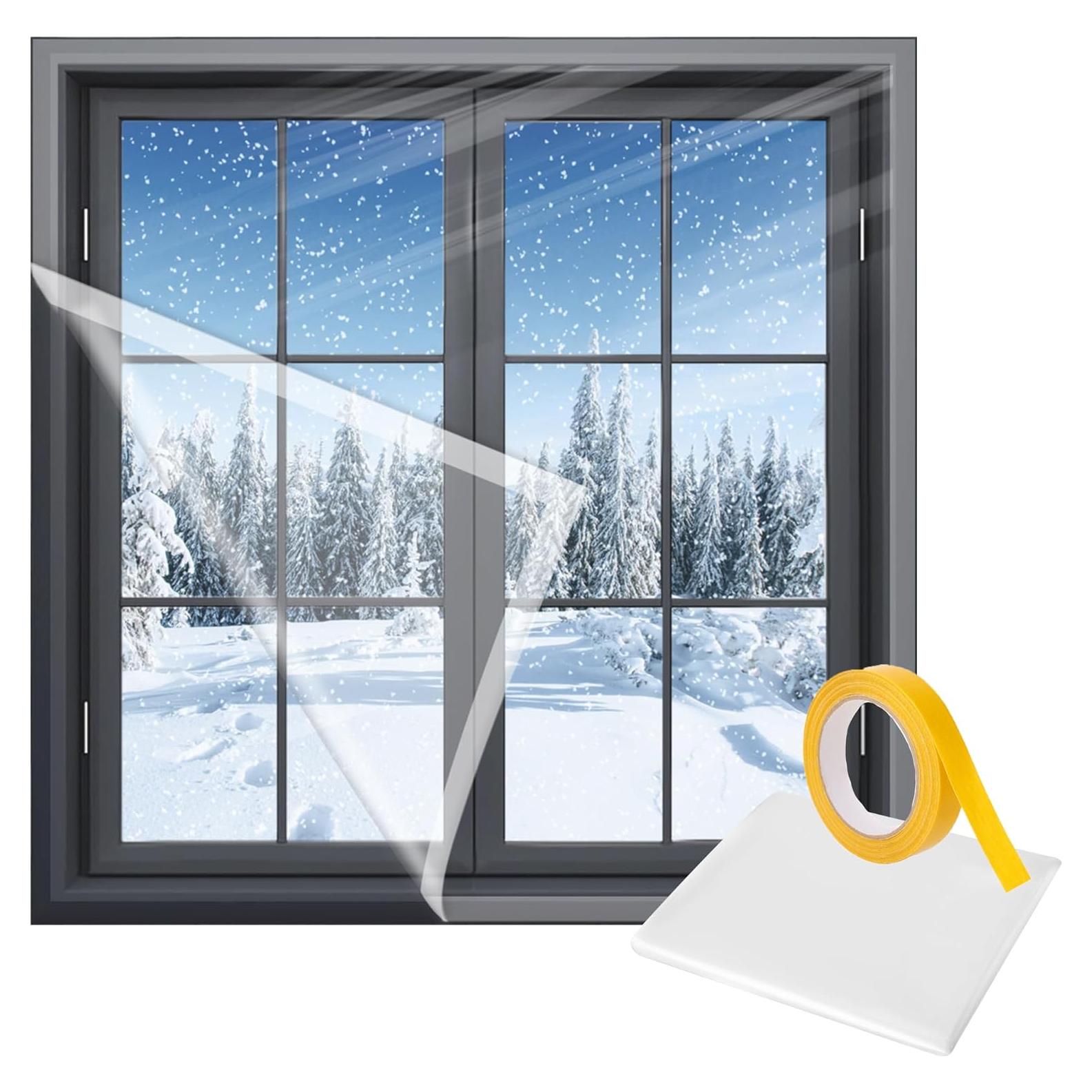 Kit de Aislamiento de Ventanas U0U 119x160 cm Plástico Transparente