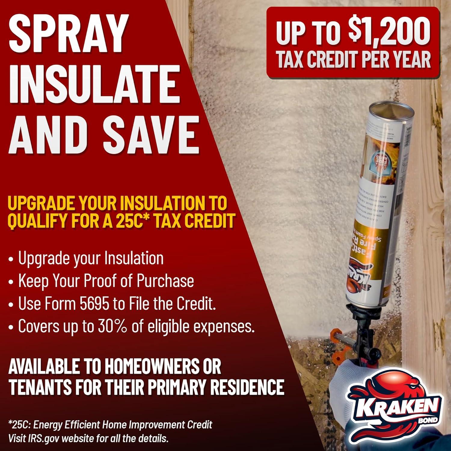 Kraken Bond Extreme Espuma Bloqueante de Fuego 680g