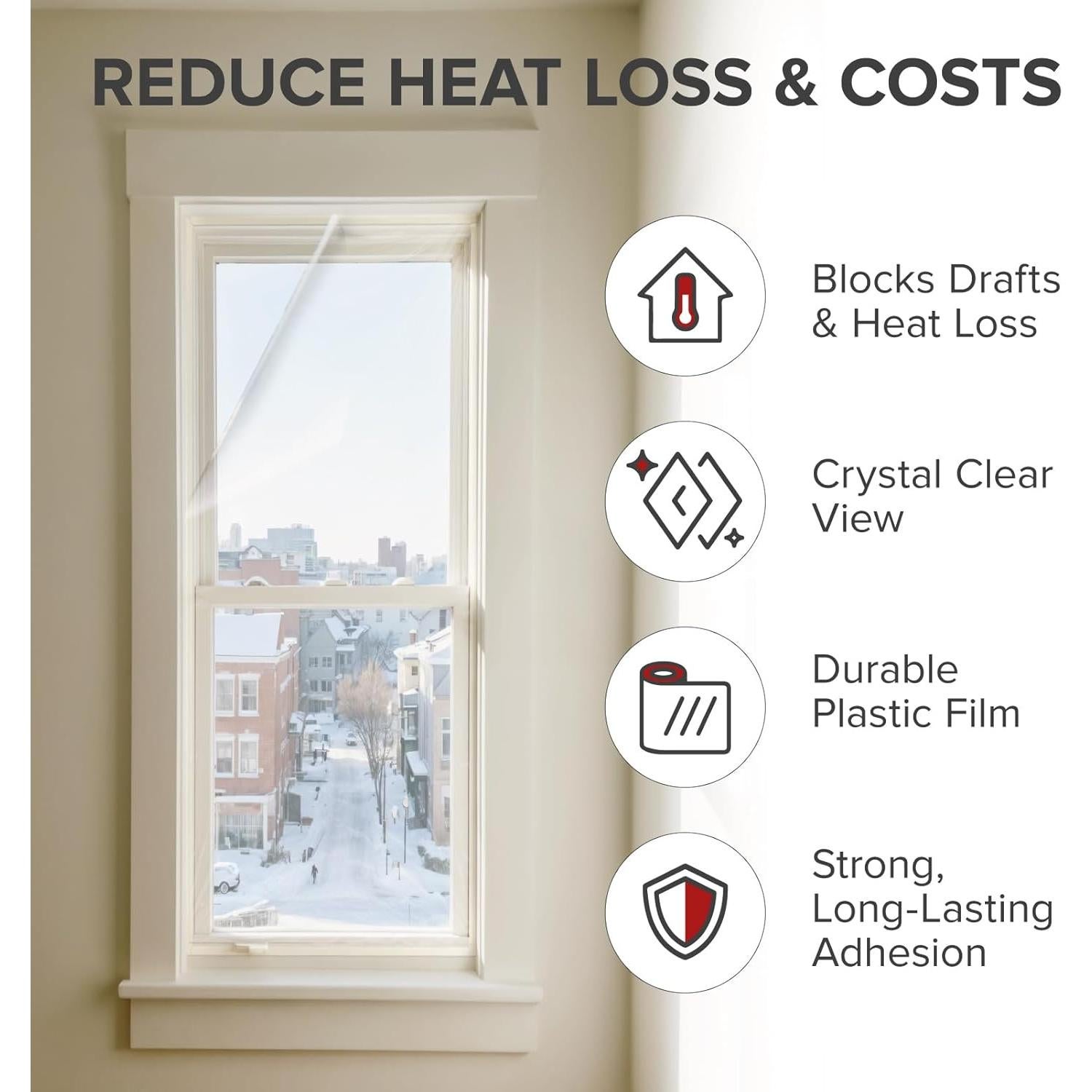 Kit Aislamiento de Ventanas X-Protector 6 Piezas 106.68x157.48cm