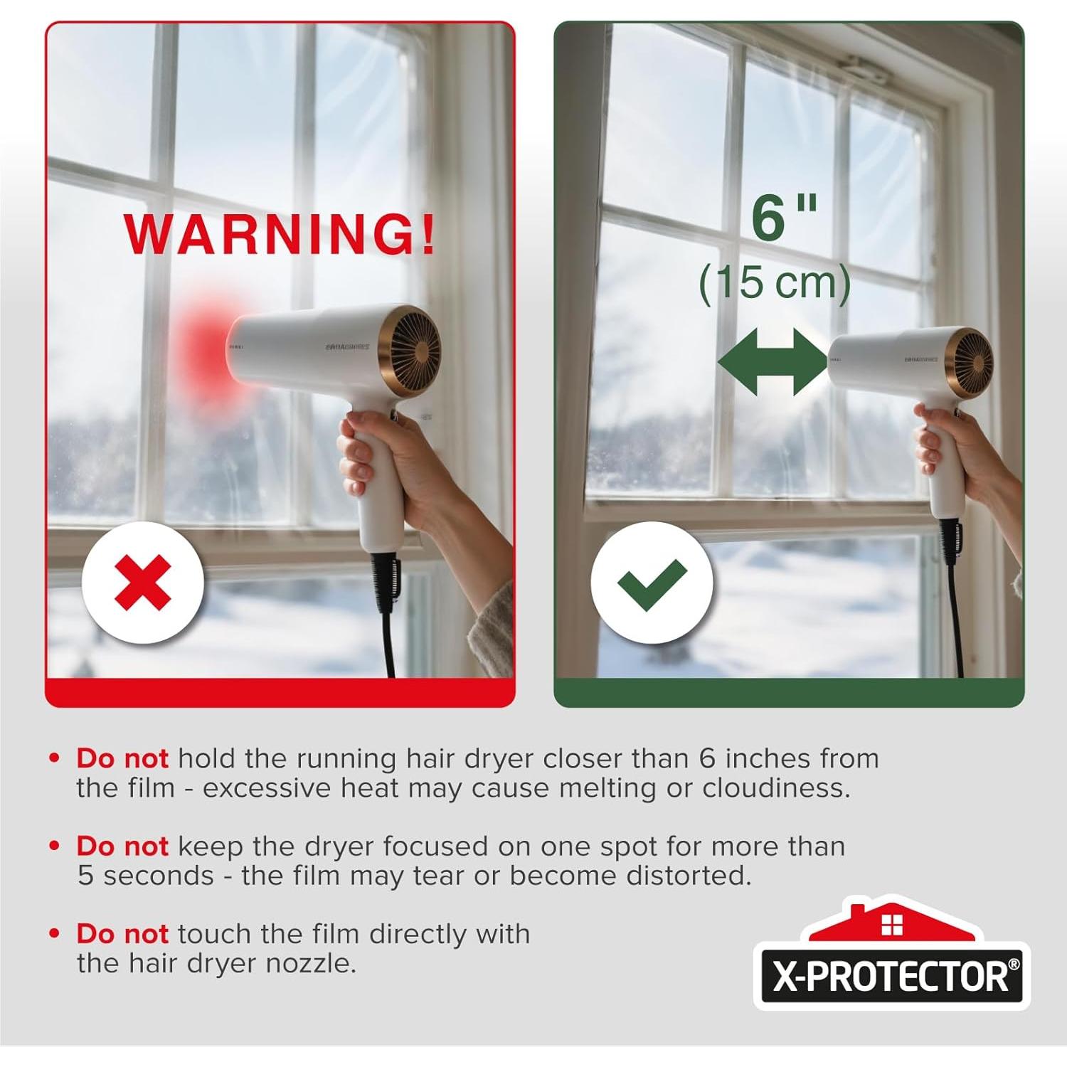 Kit Aislamiento de Ventanas X-Protector 6 Piezas 106.68x157.48cm