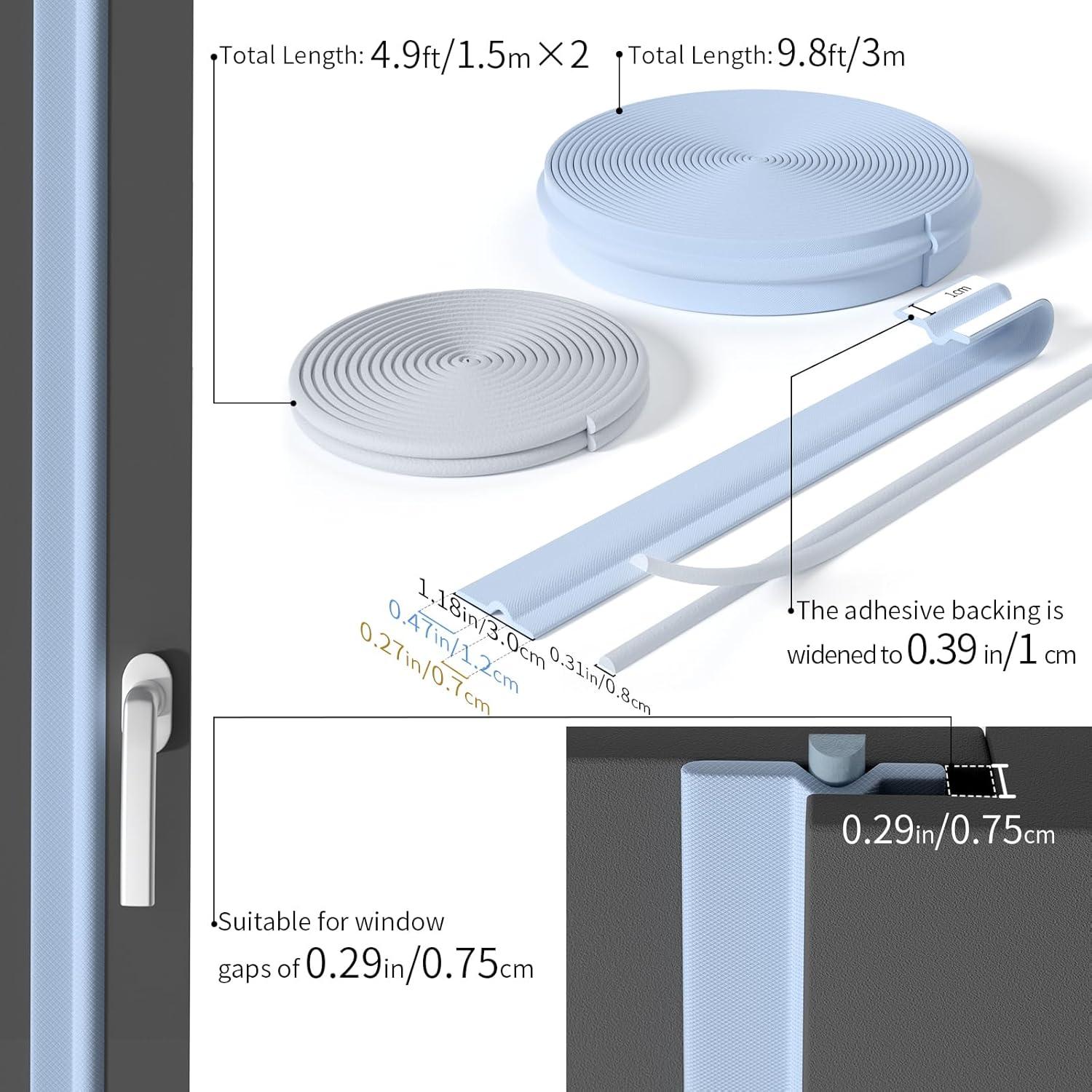 Tira de Sellado Aislante Autoadhesiva BKSAI 3m Gris