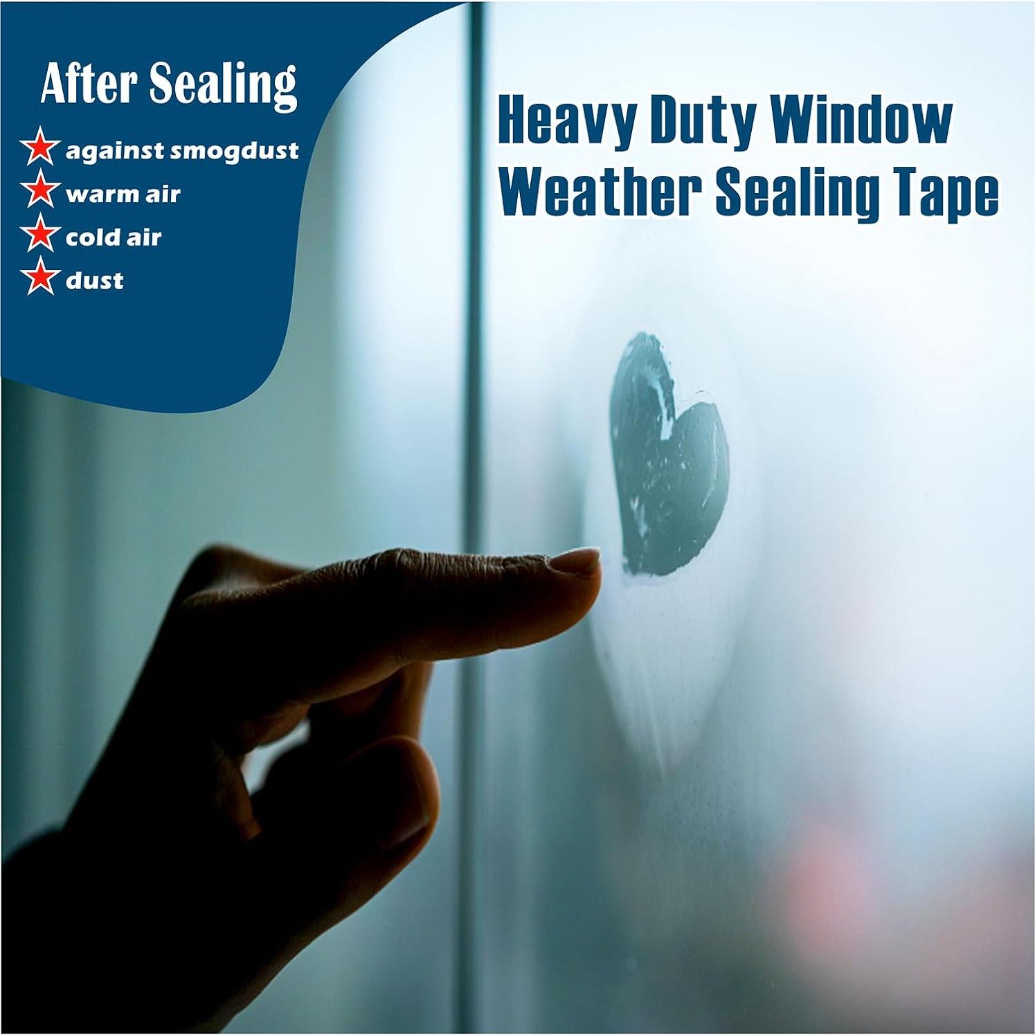 Cinta de Sellado de Clima Transparente x 25.9 m x 7.5 cm - xiaopihou