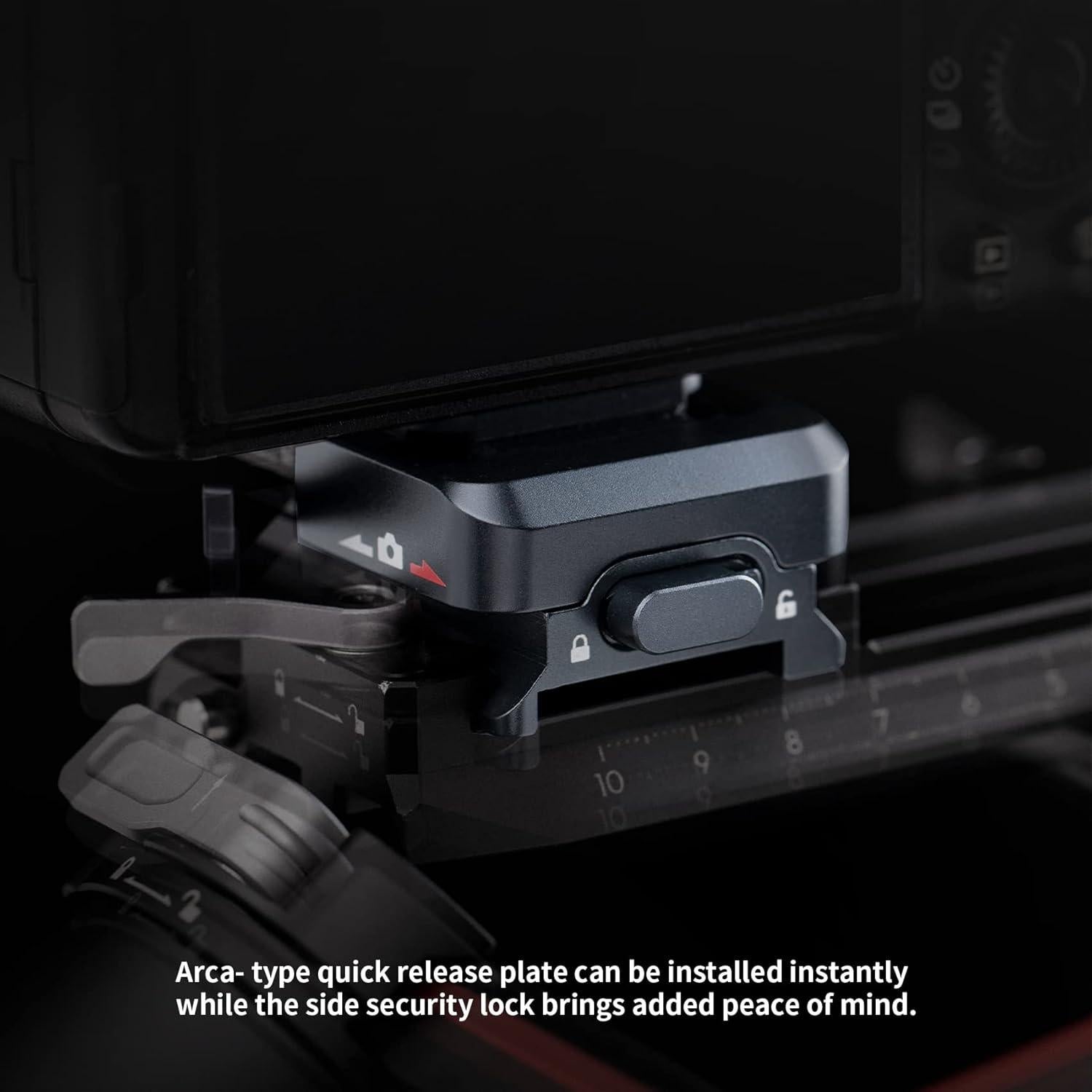 Placa de liberación rápida PGYTECH Arca Swiss para DJI RS3 Mini/RS3 Pro