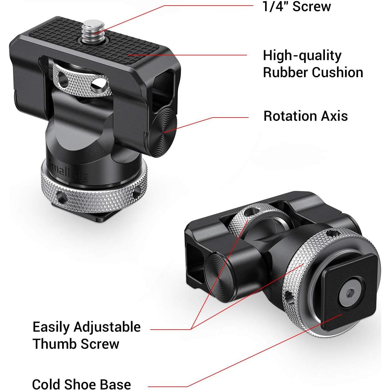 Soporte de Monitor SmallRig BSE2346 con Zapata Fría 360°