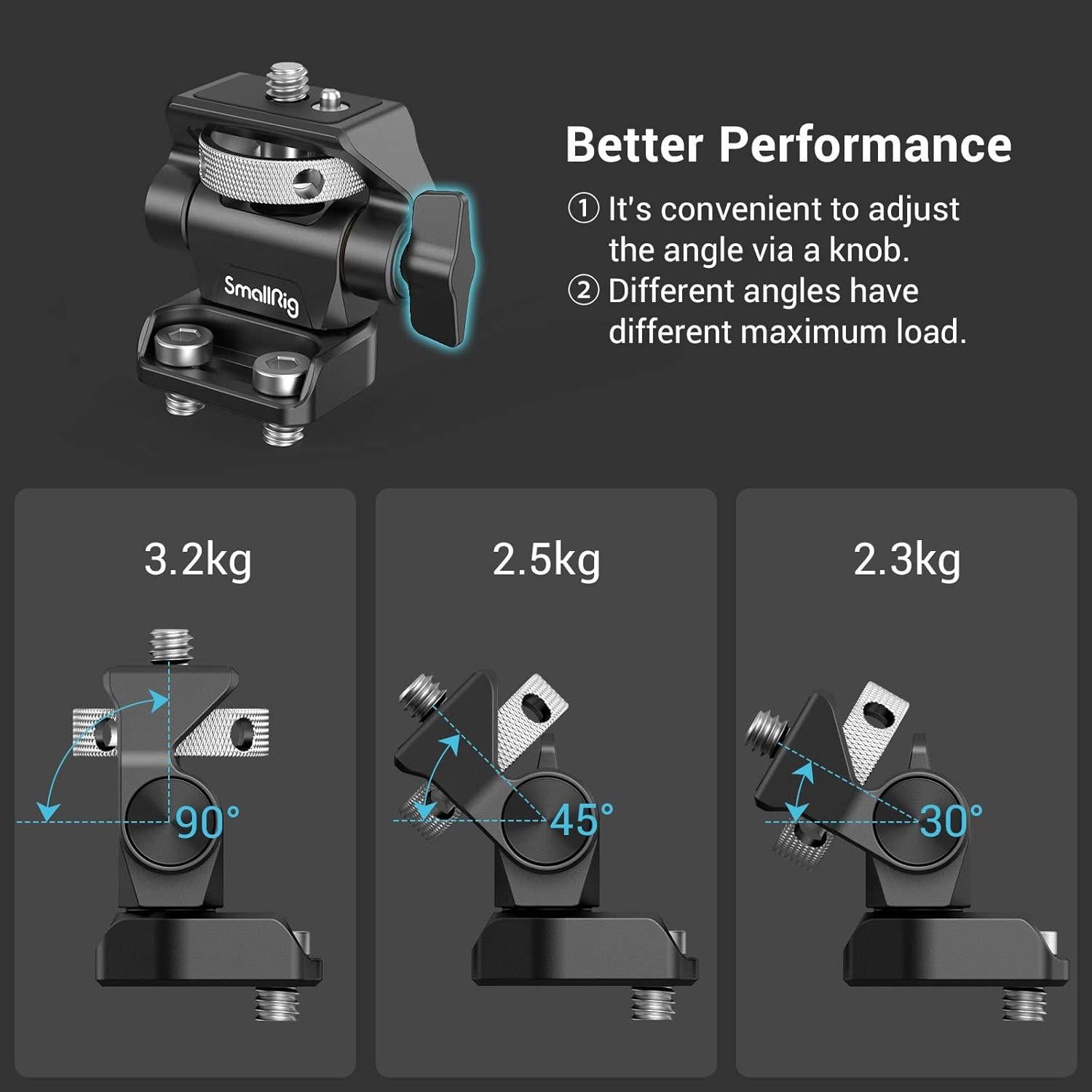 Soporte de Monitor SmallRig 2904B Ajustable 360° y 180°