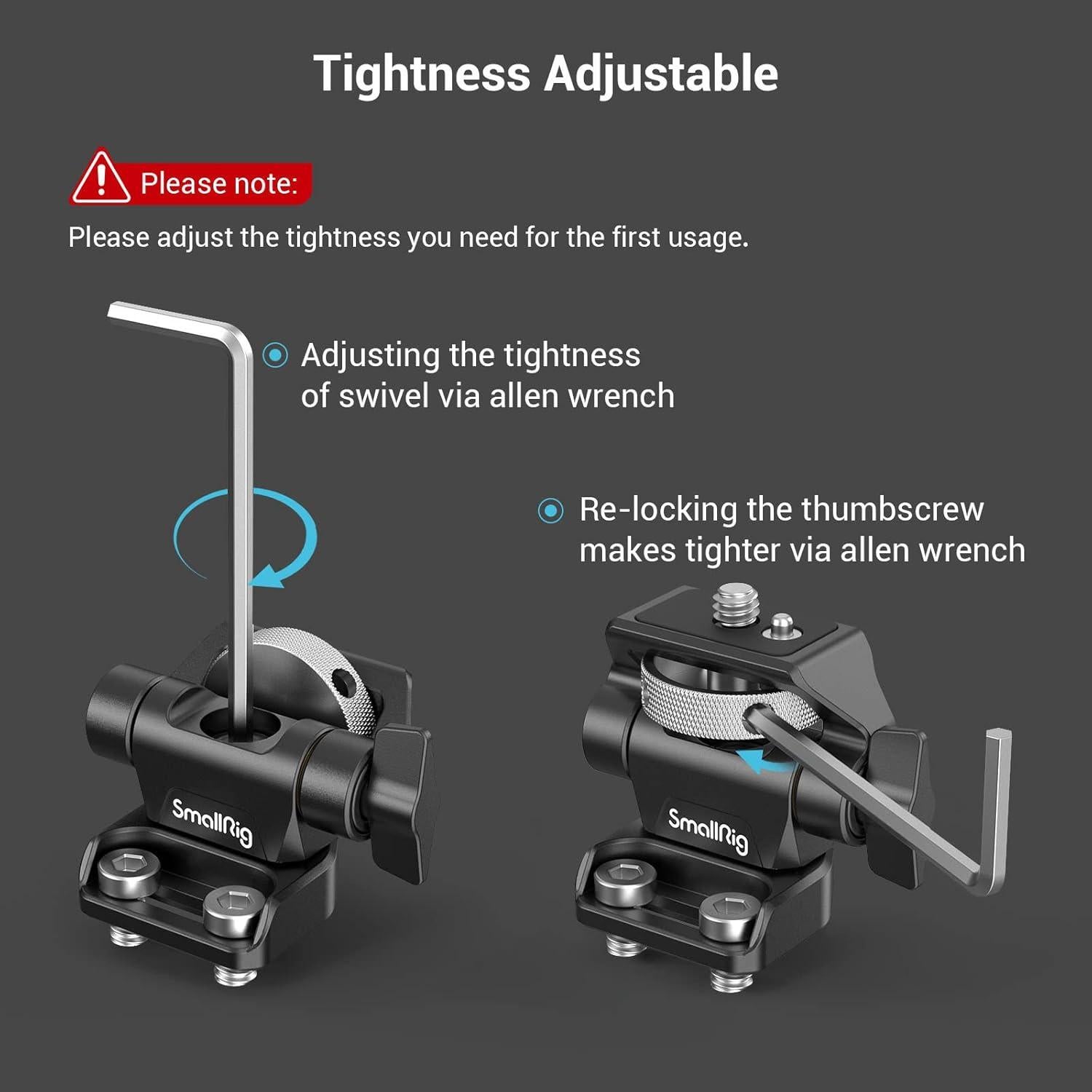 Soporte de Monitor SmallRig 2904B Ajustable 360° y 180°