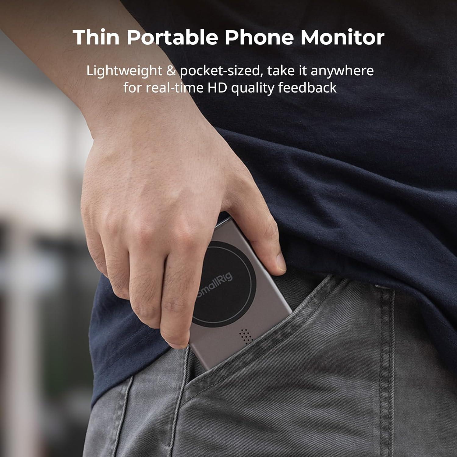 Monitor Inalámbrico SmallRig 4K para iPhone con Control Remoto