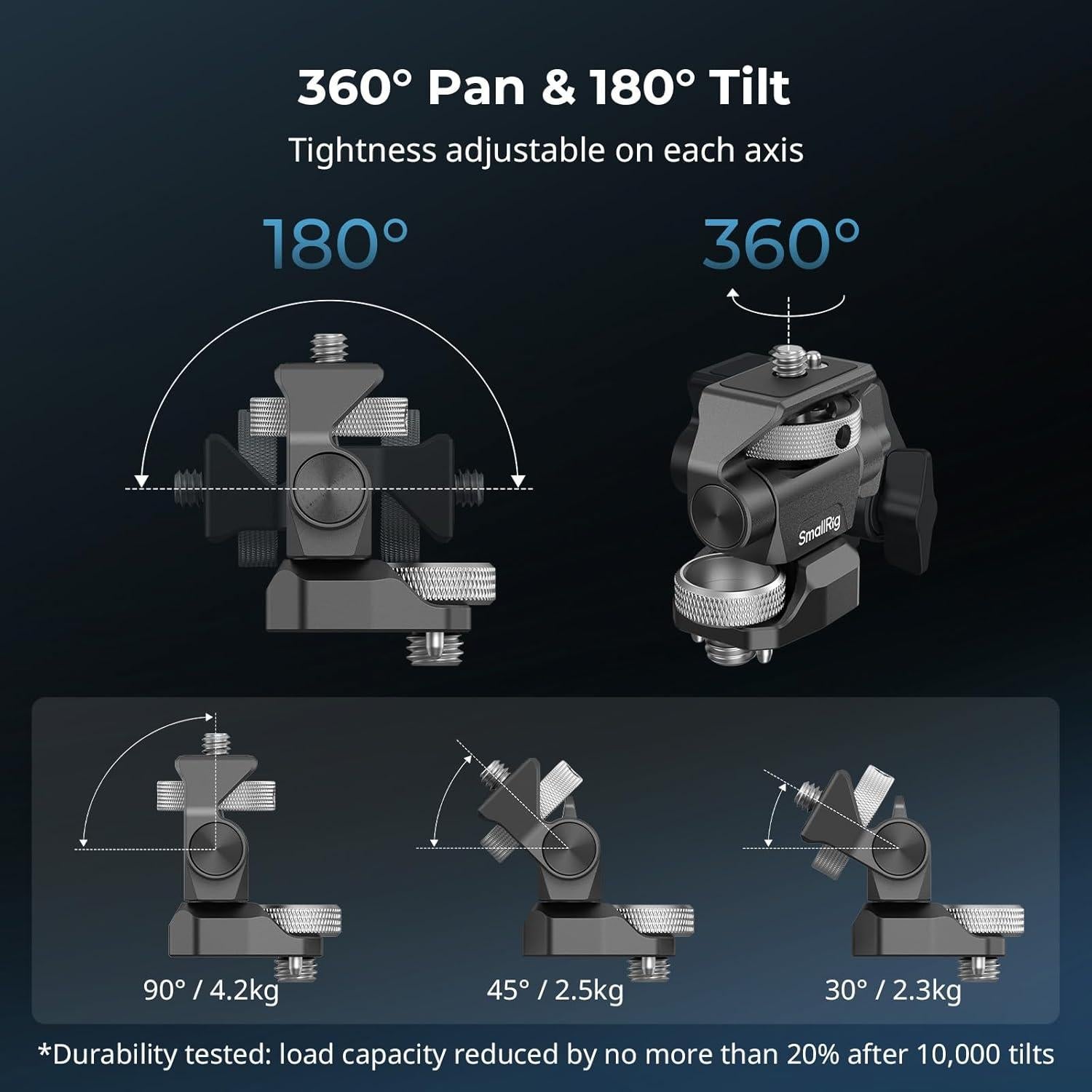 Mango Superior Ajustable SmallRig 5323 para Monitor 5"-7"