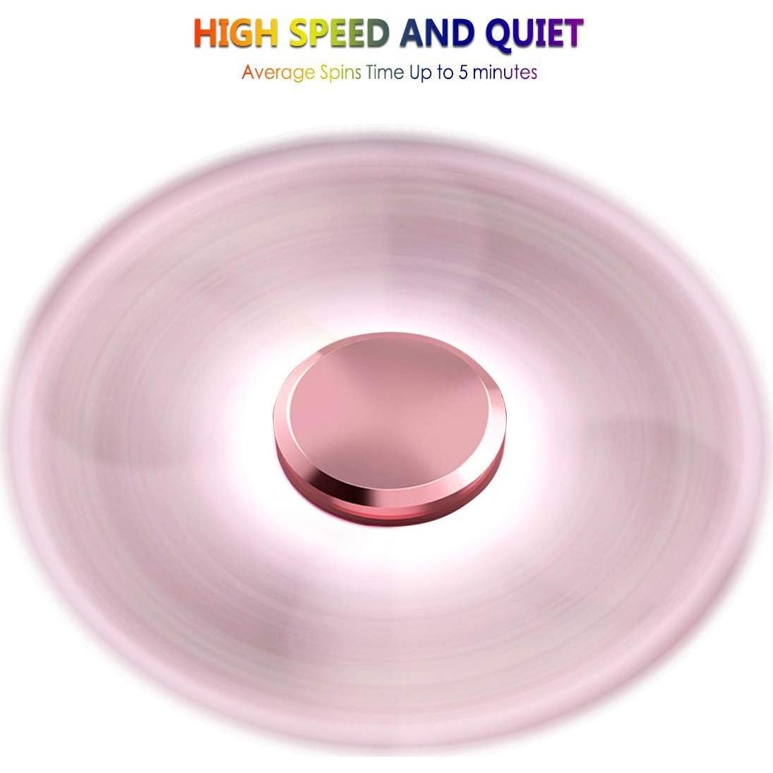 ATESSON Fidget Spinner Metálico Alta Velocidad Alivio Estrés