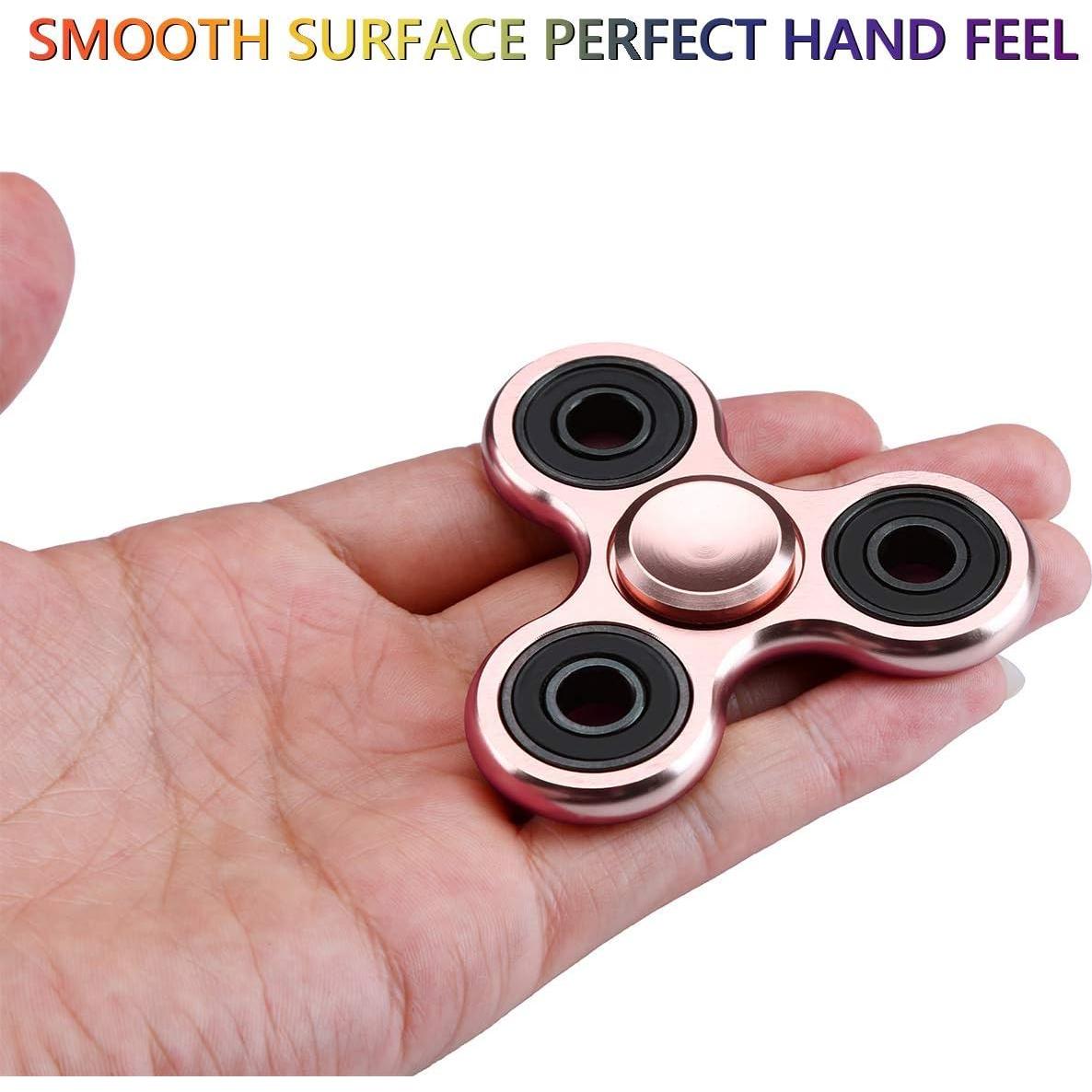 ATESSON Fidget Spinner Metálico Alta Velocidad Alivio Estrés