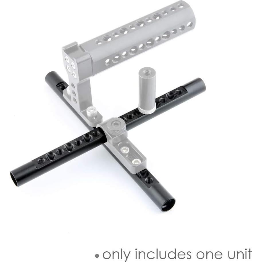 Varilla de Queso 15mm NICEYRIG 197mm con Agujeros de Montaje