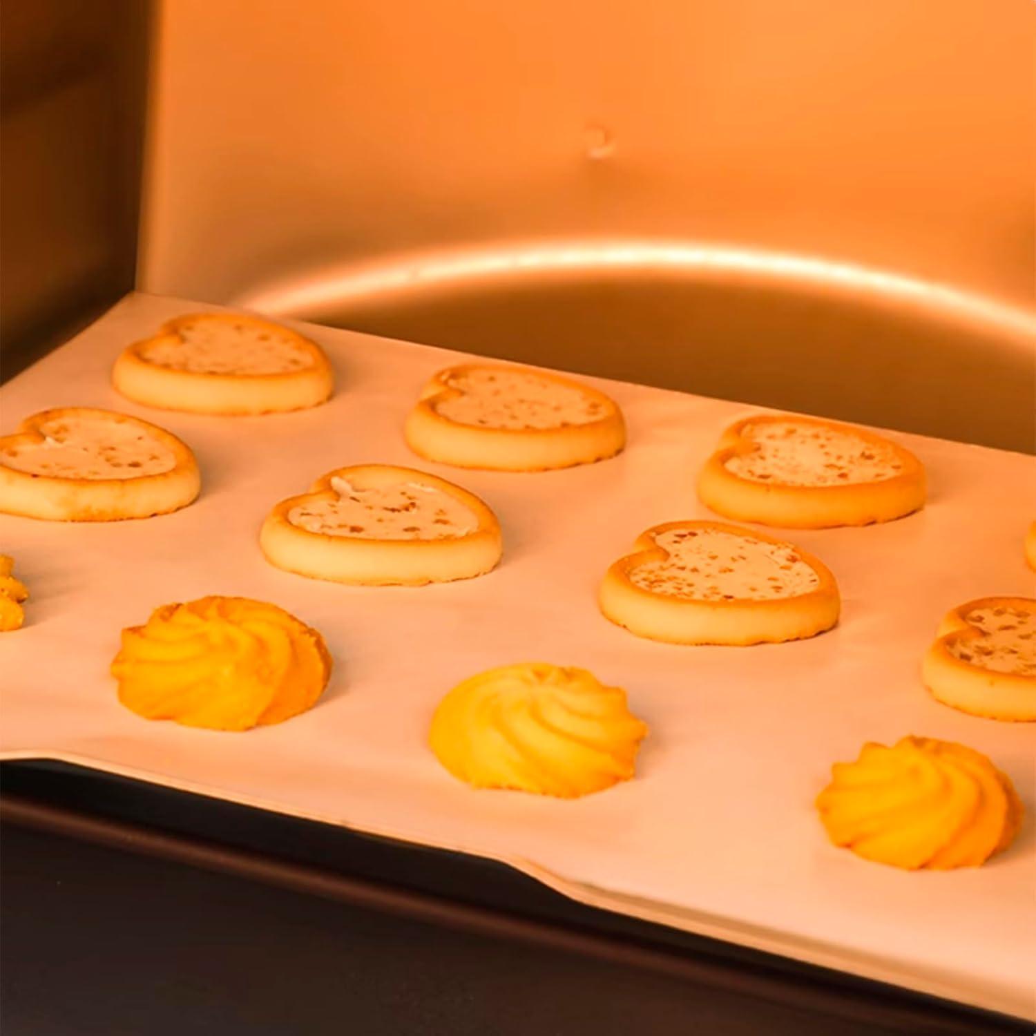 Hojas de Papel Pergamino TIMENIL 200Pcs 15.24x20.32cm Anti-adherente