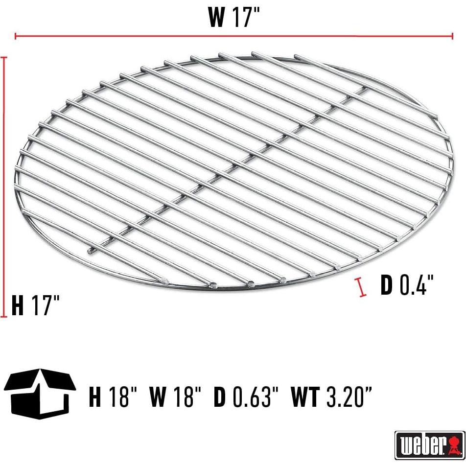 Rejilla de Carbón Weber 7441 43 cm para Parrilla Kettle