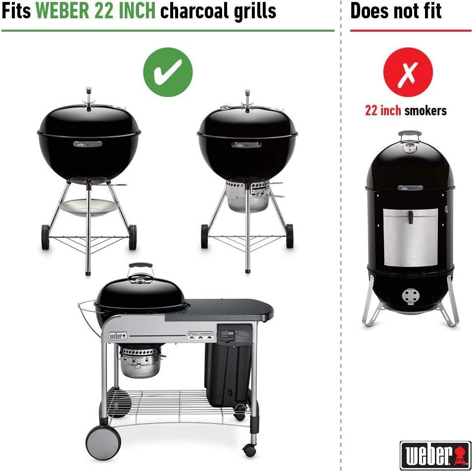 Rejilla de Carbón Weber 7441 43 cm para Parrilla Kettle
