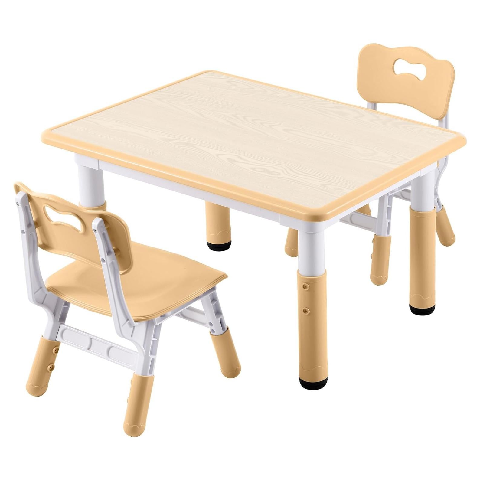 Conjunto Mesa y Sillas Ajustables GITAWUSA para Niños 3-8 Años