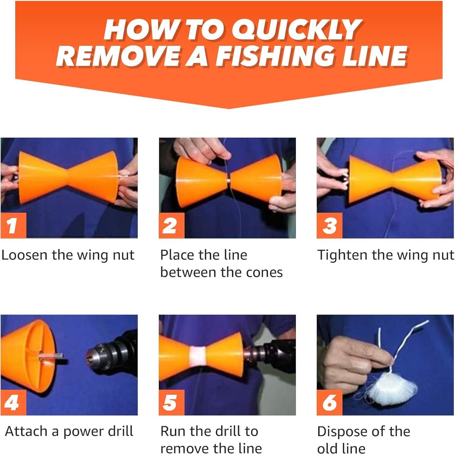 Despojador de Línea Line Off Naranja para Taladro