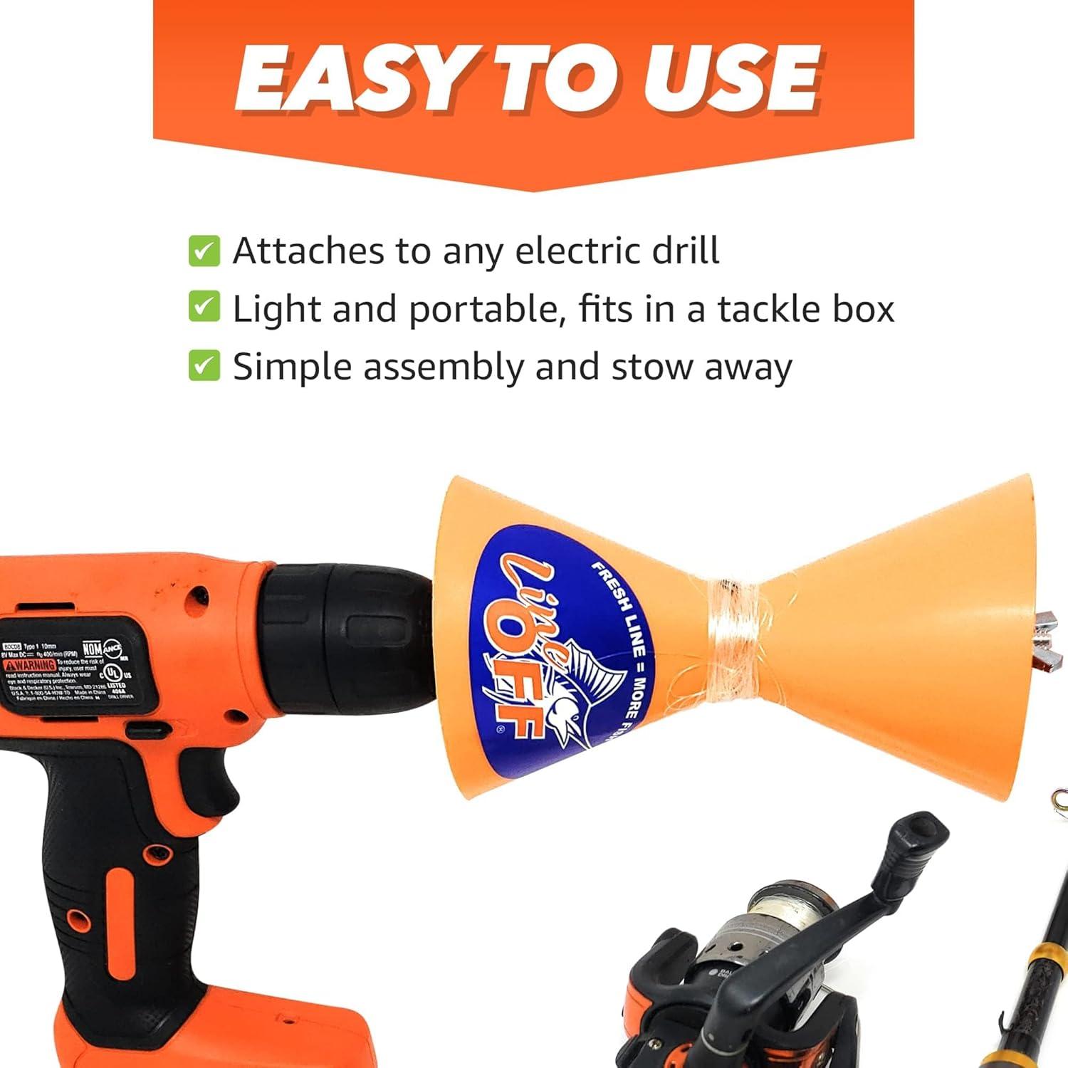 Despojador de Línea Line Off Naranja para Taladro