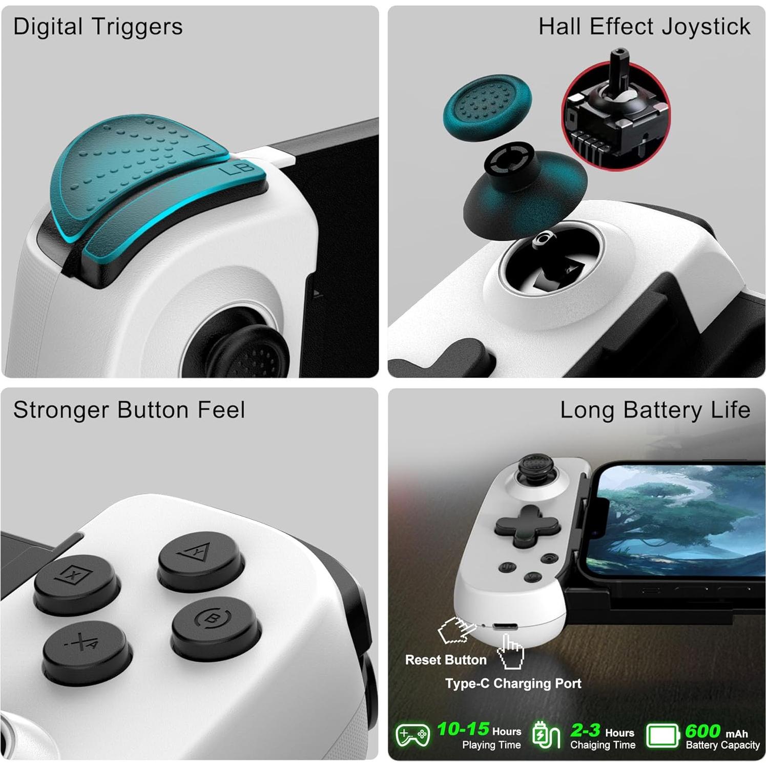 Controlador Joso Inalámbrico para iPhone/Android/PC D6