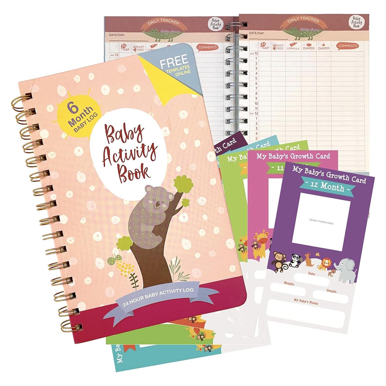 Diario de Seguimiento de Bebés Medical Basics - Tapa Dura Niña