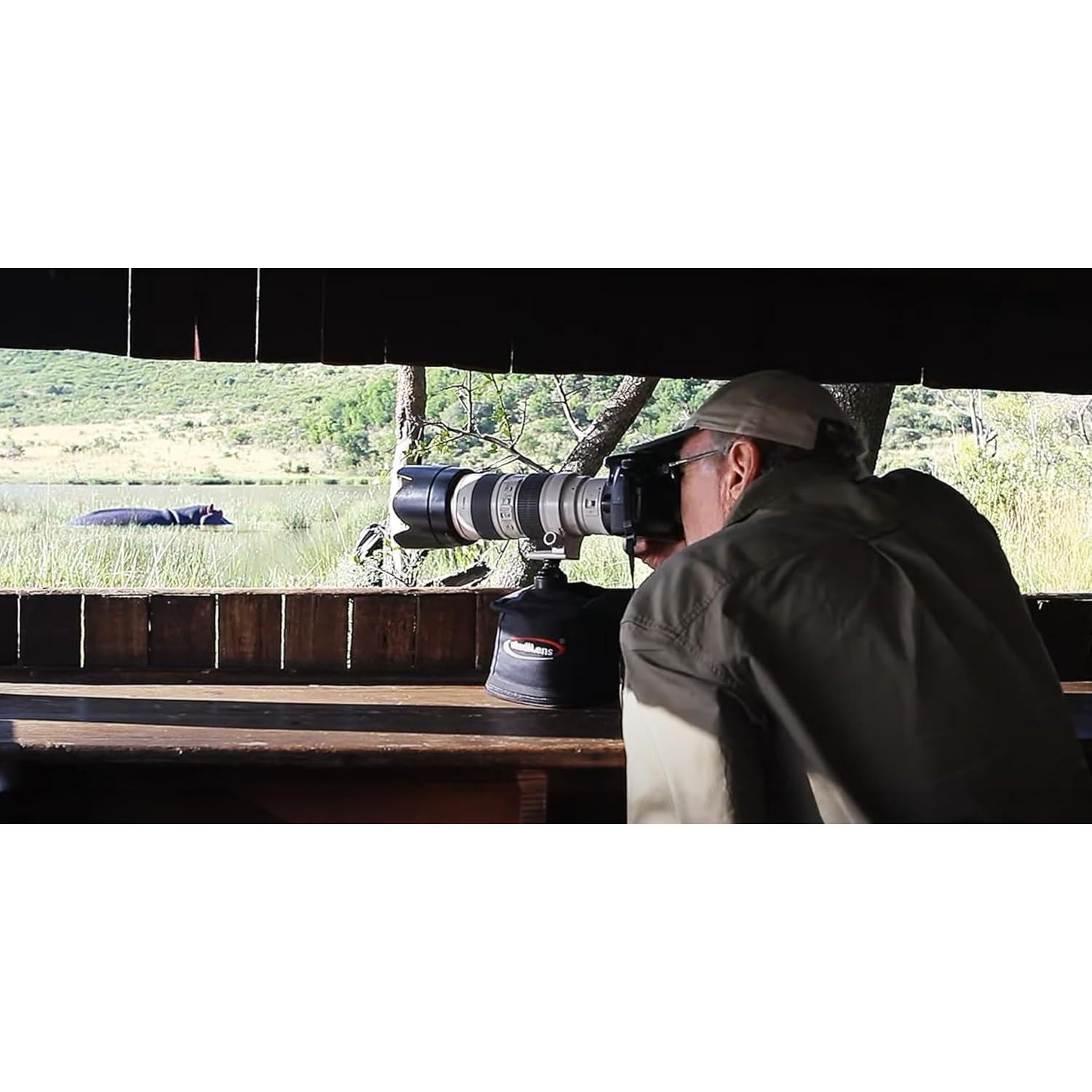 Estabilizador Gimbal StediLens para Lente Telefoto - Soporte Base