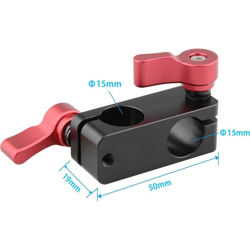 Abrazadera de Varilla 15mm CAMVATE 90 Grados Aluminio