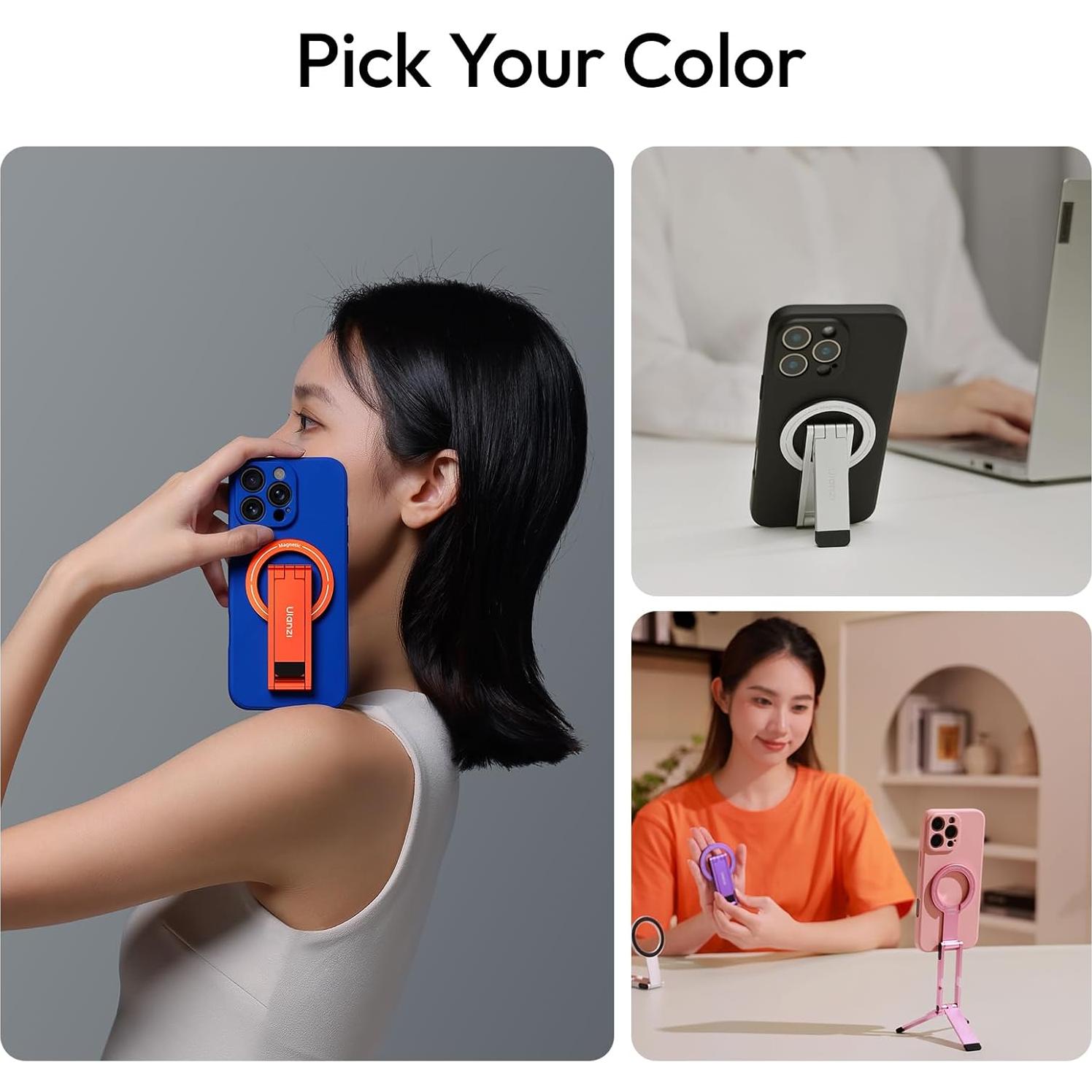 Soporte de trípode magnético ULANZI MA60 para iPhone - Aluminio