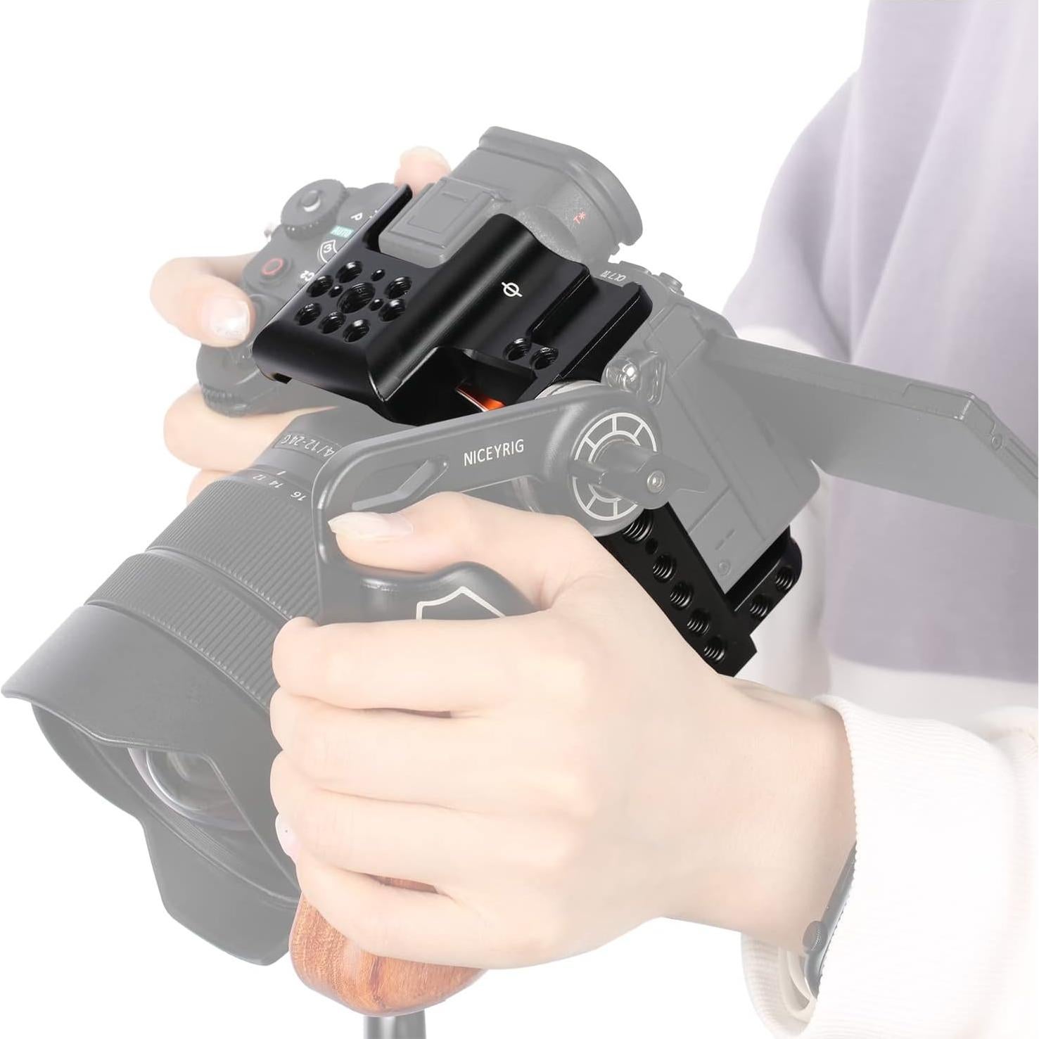 Jaula de Acceso Fácil NICEYRIG para Sony Alpha 7 IV / 7R IV / 7R V