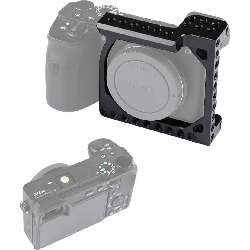 CAMVATE Kit de Jaula para Cámara de Cine Pequeña + Adaptador