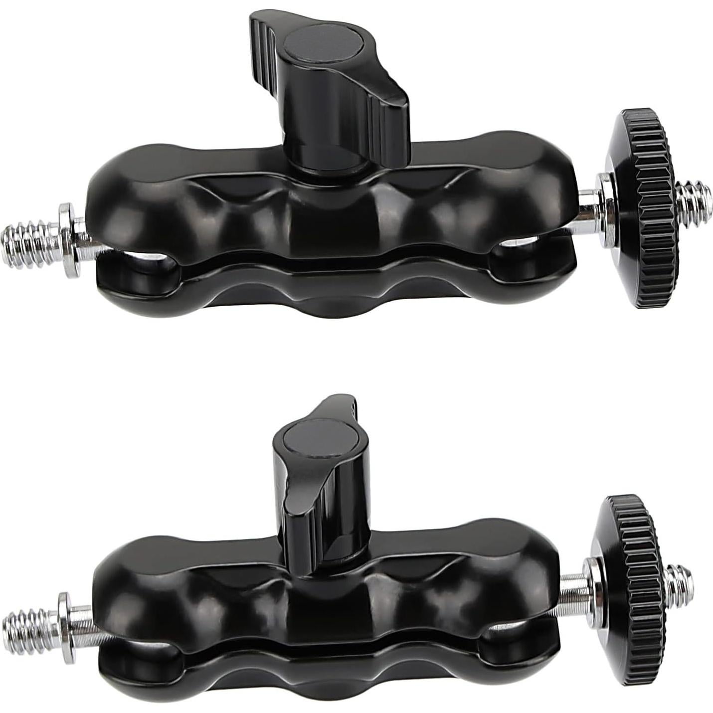 Base de cámara CAMVATE con orificios 1/4" y 3/8" + Brazo mágico