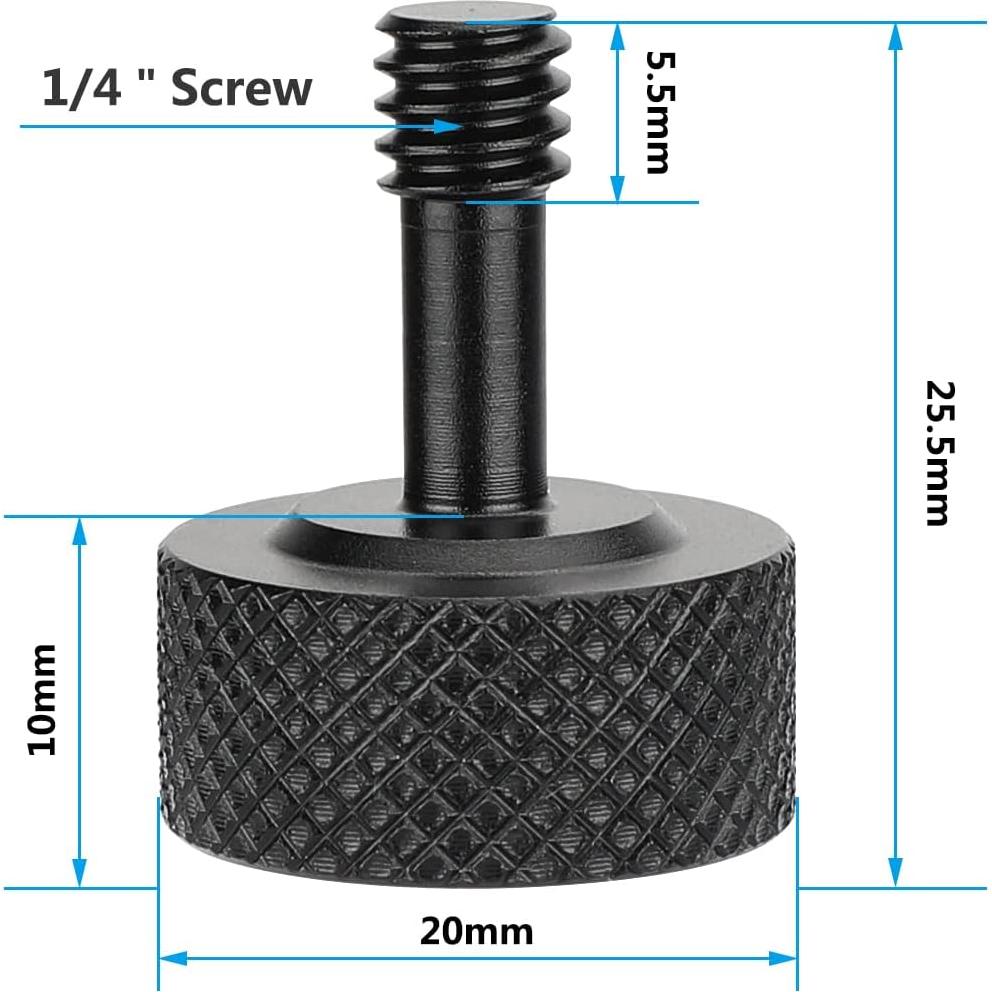 Base de cámara CAMVATE con cabezal de bola y tornillo