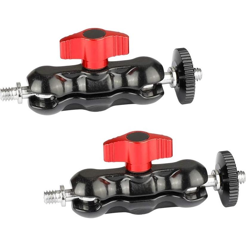 Base de cámara CAMVATE con orificio 1/4" y 3/8" + Brazo mágico