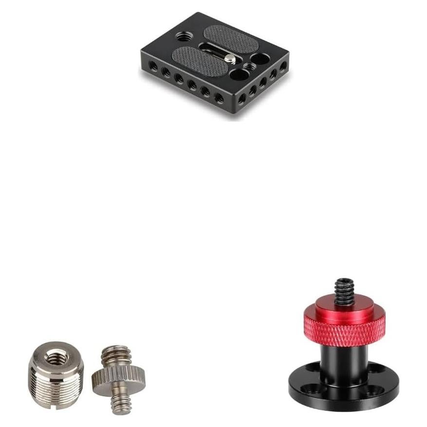 Base de cámara CAMVATE con orificios de 1/4" y 3/8"