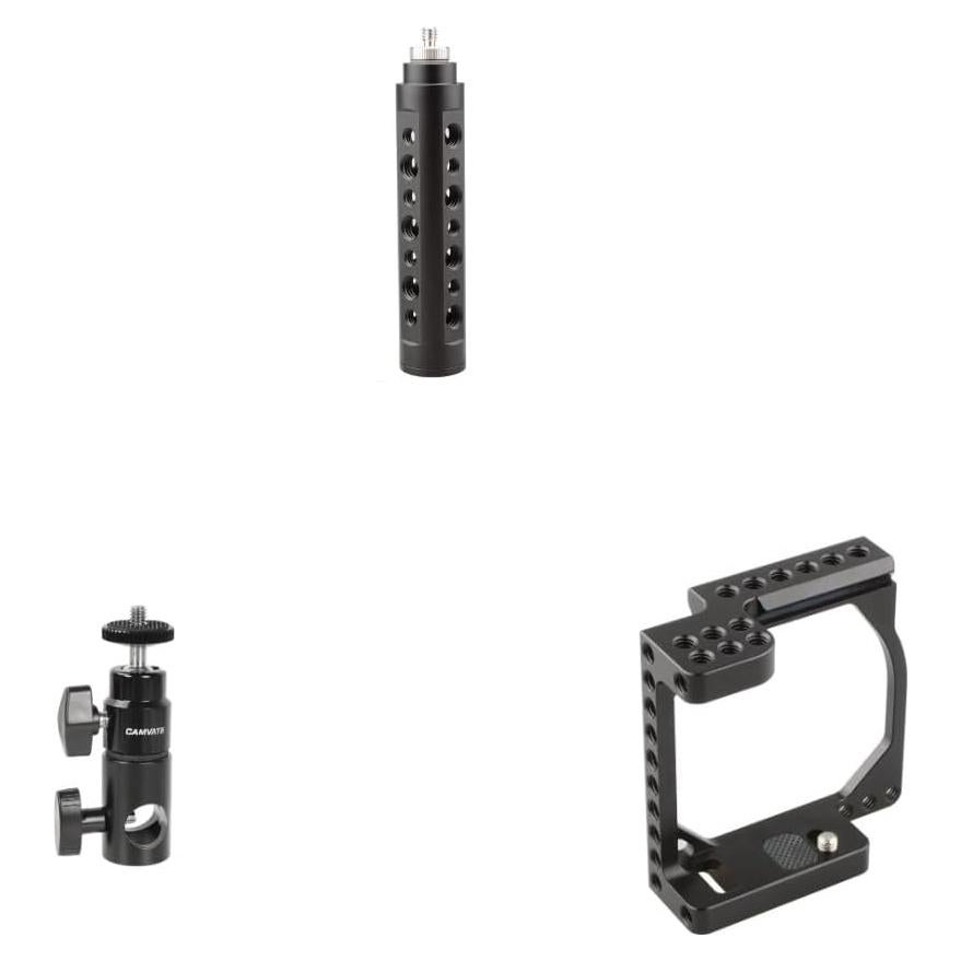 Mango de Aleación de Aluminio CAMVATE + Jaula para Cámara