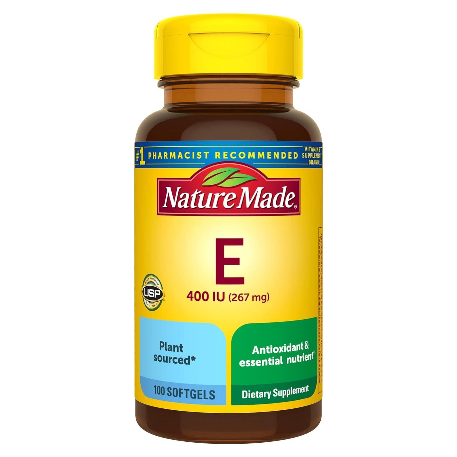 Nature Made Vitamina E 267 mg (400 IU) - 100 Gelatinas Blandas