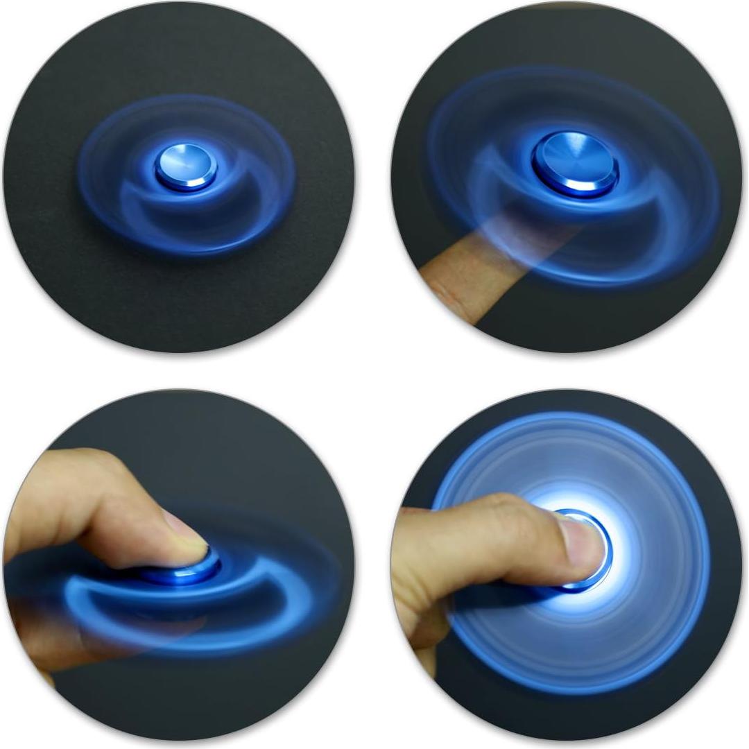 Fidget Spinner ATESSON Alta Velocidad Alivio Estrés 11cm