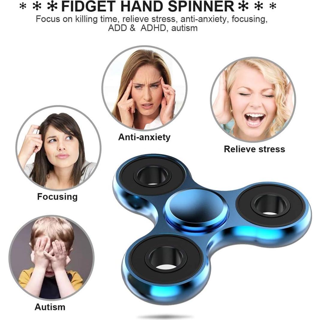 Fidget Spinner ATESSON Alta Velocidad Alivio Estrés 11cm