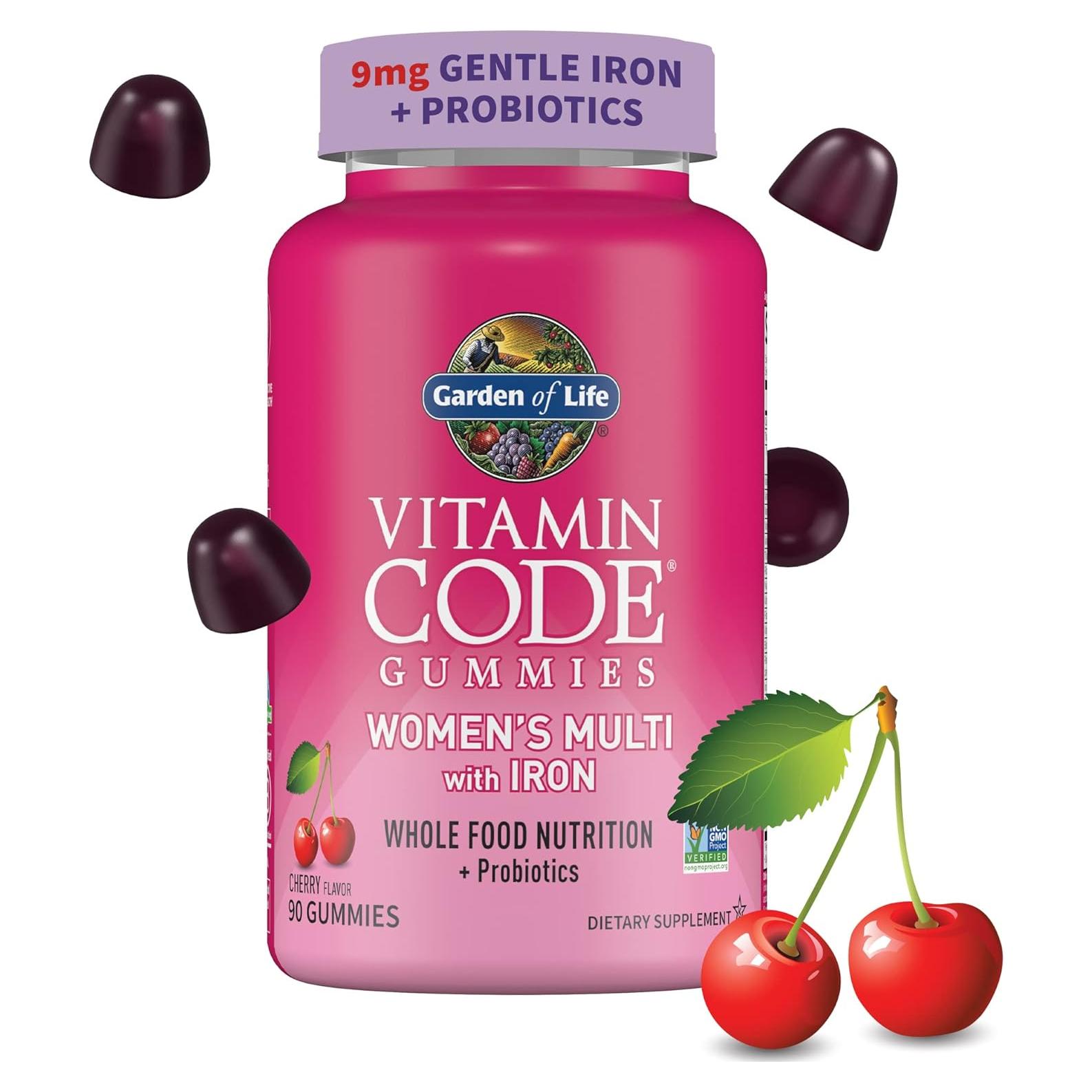 Gummy multivitamínico para mujeres Garden of Life 90 g