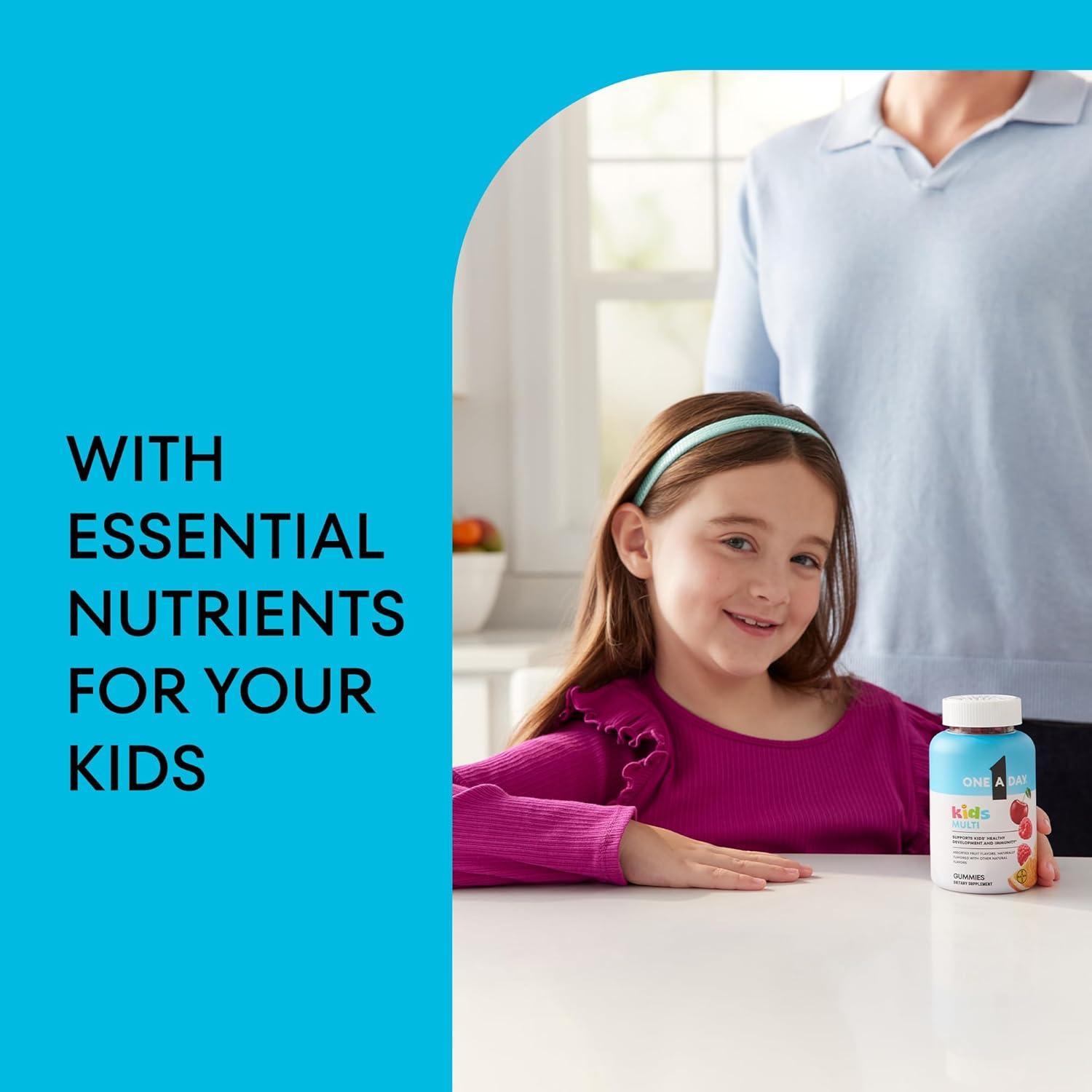 Gomitas Multivitamínicas One A Day Kids 60 Unidades - Vitamina C, D, E y Zinc