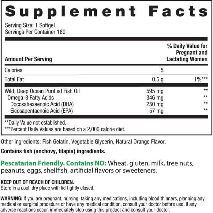 Rainbow Light DHA Prenatal 180 Cápsulas Omega 3 EPA DHA