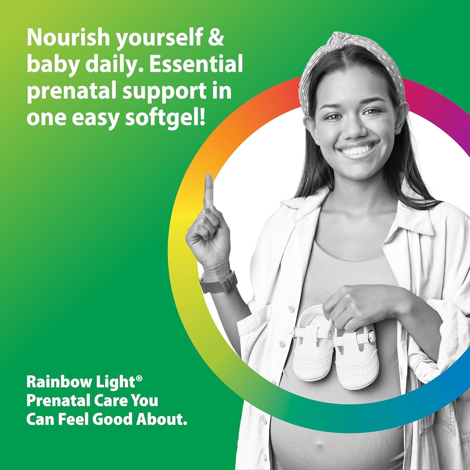 Rainbow Light DHA Prenatal 180 Cápsulas Omega 3 EPA DHA