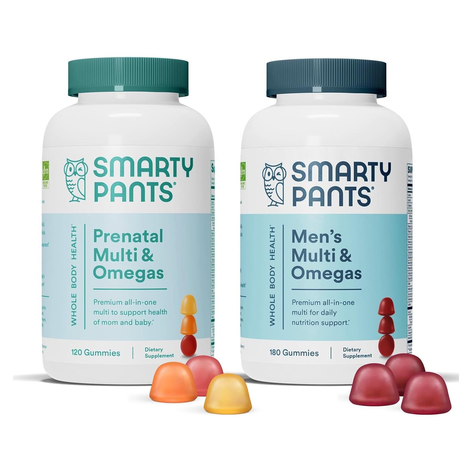 SmartyPants Multivitaminas Prenatales y para Hombres 300 Gominolas