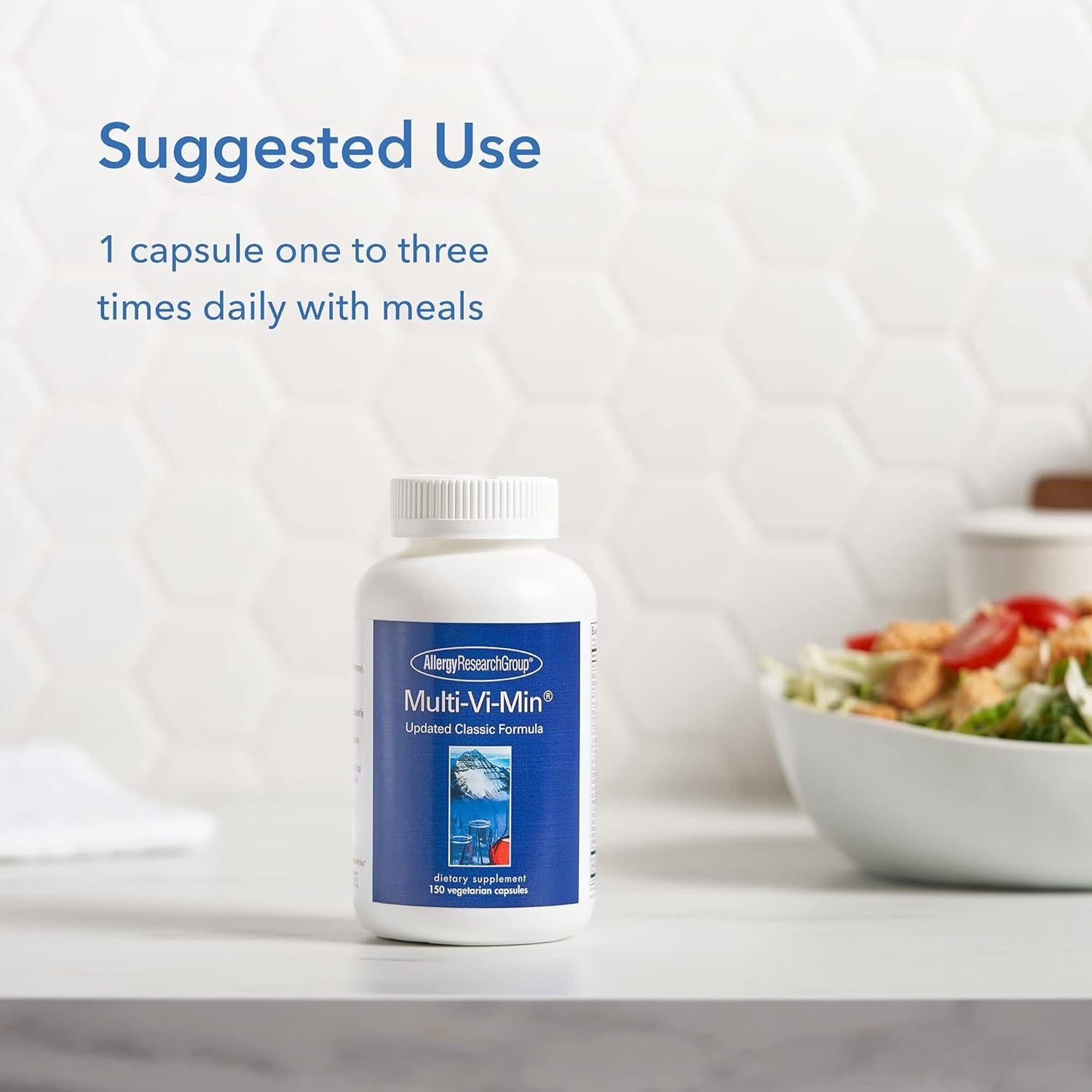 Suplemento Multivitamínico Allergy Research Group 150 Cápsulas