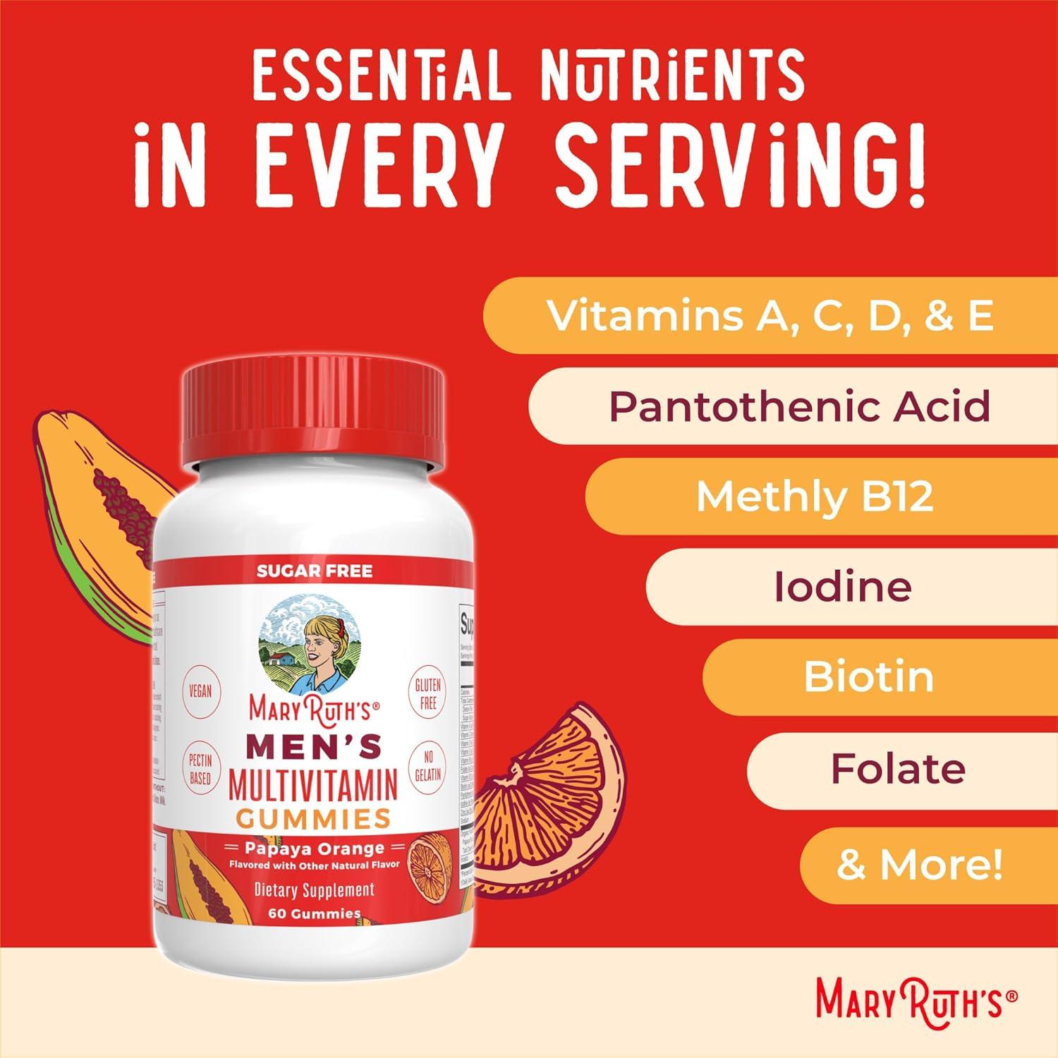 Gominolas Multivitamínicas para Hombres MaryRuth 60 Unidades