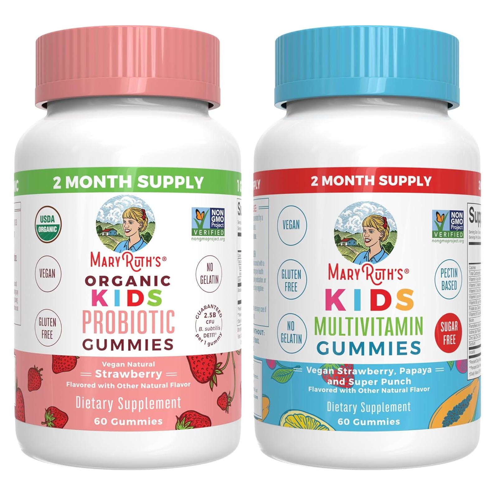 Gominolas Multivitaminas y Probioticas MaryRuth para Niños
