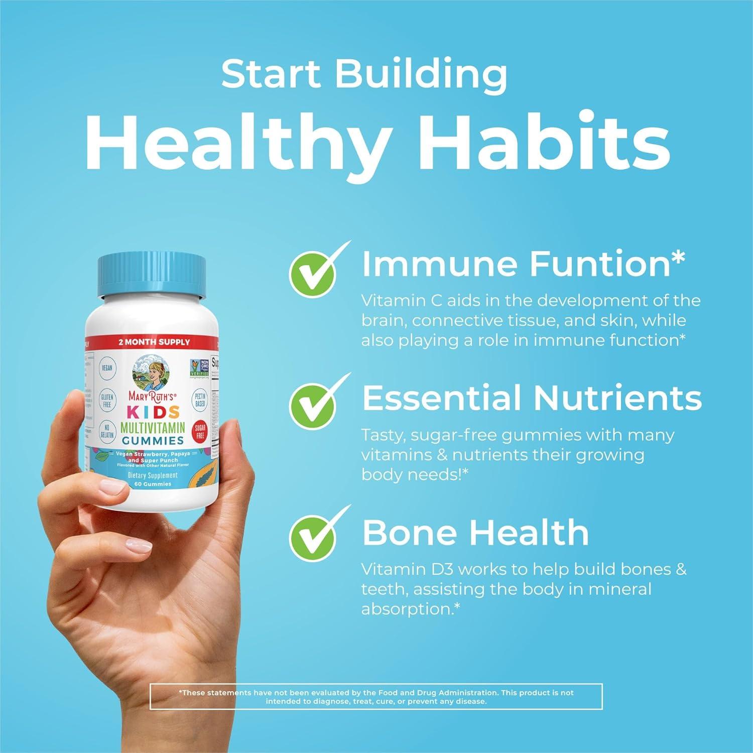 Gominolas Multivitaminas y Probioticas MaryRuth para Niños