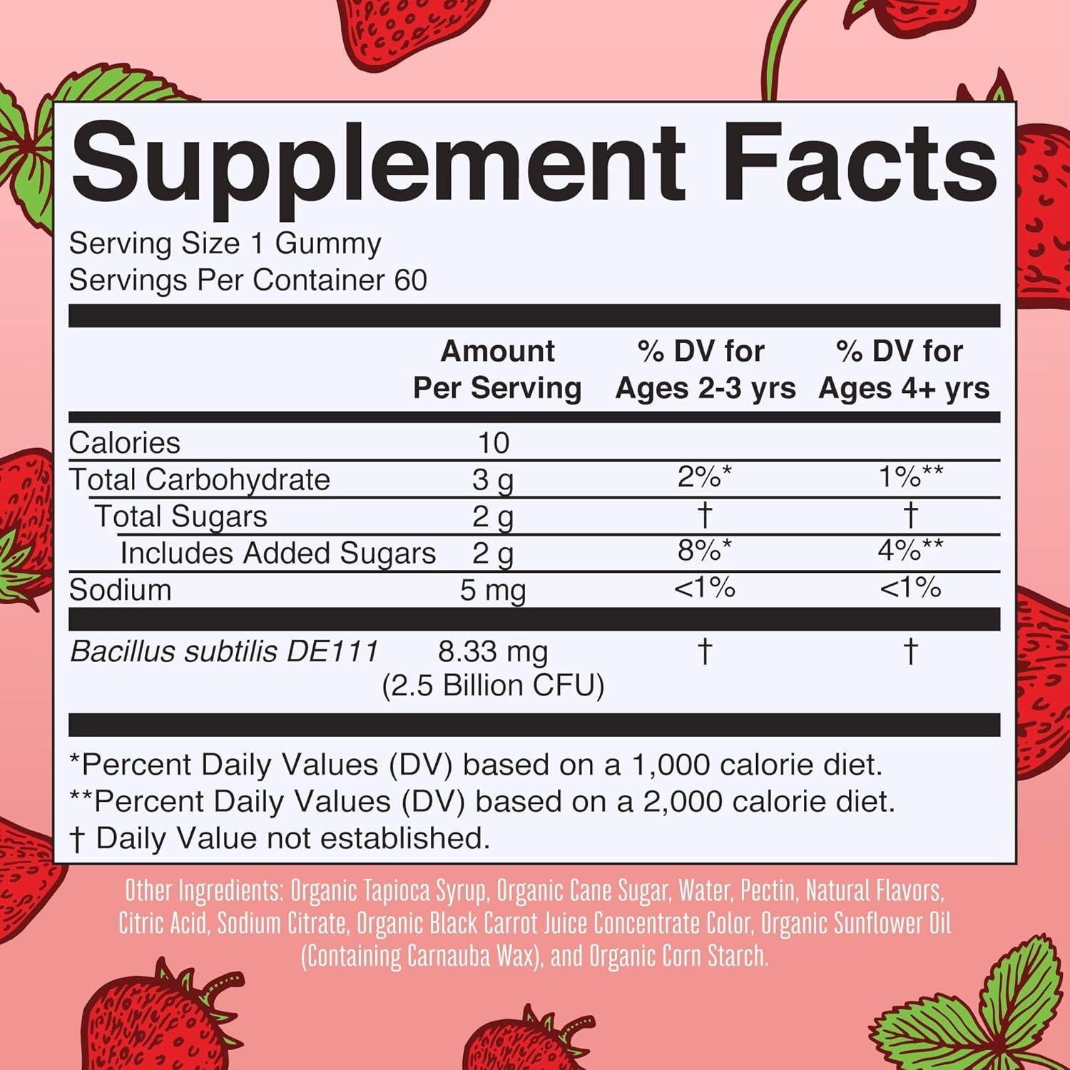 Gominolas Multivitaminas y Probioticas MaryRuth para Niños