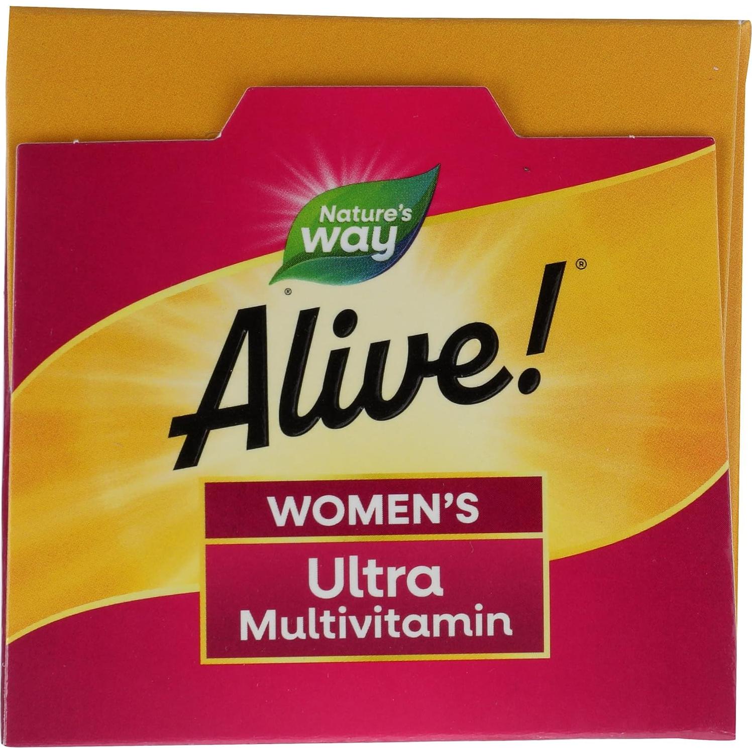 Multivitamínico para Mujeres Natures Way Alive! 60 Tabletas
