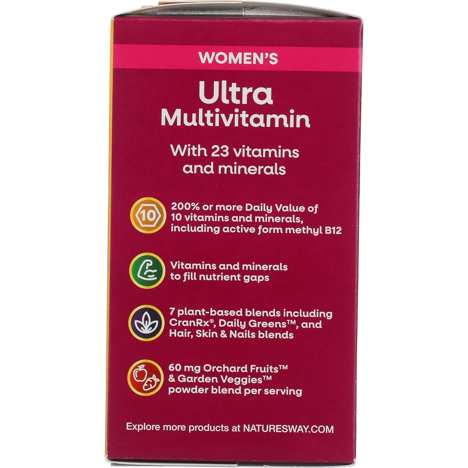 Multivitamínico para Mujeres Natures Way Alive! 60 Tabletas