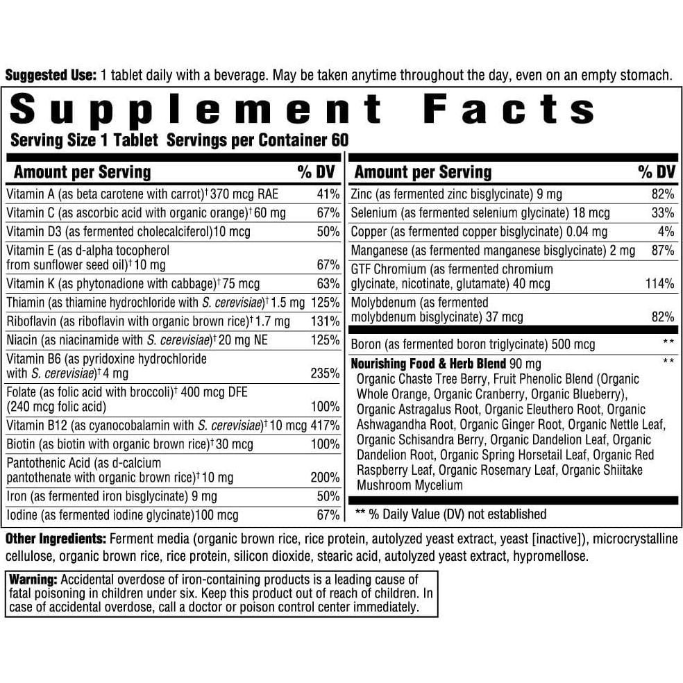 Multivitamínico Diario para Mujeres Innate Response - 60 Tabletas