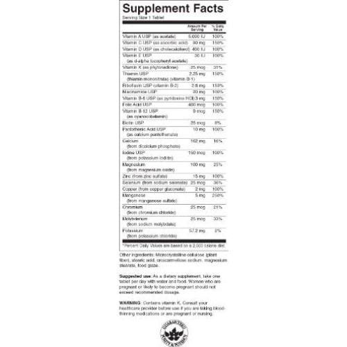 Multivitamina Swanson Century Formula Sin Hierro 130 Tabletas